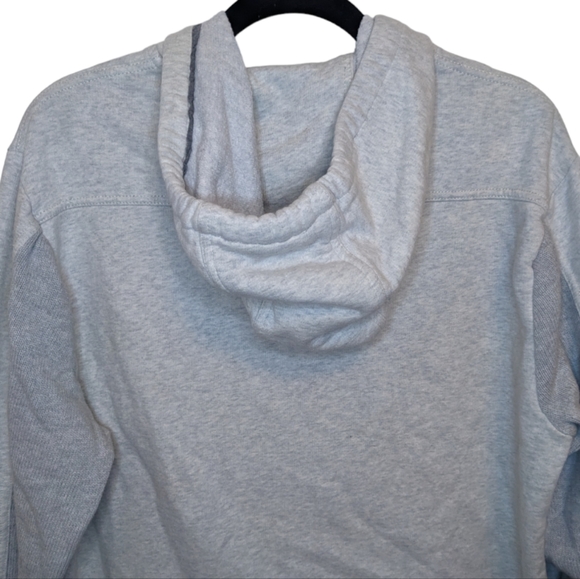 Calvin Klein Jeans Gray Hoodie Sweatshirt Size L 🌫️🖤 - Picture 7 of 12